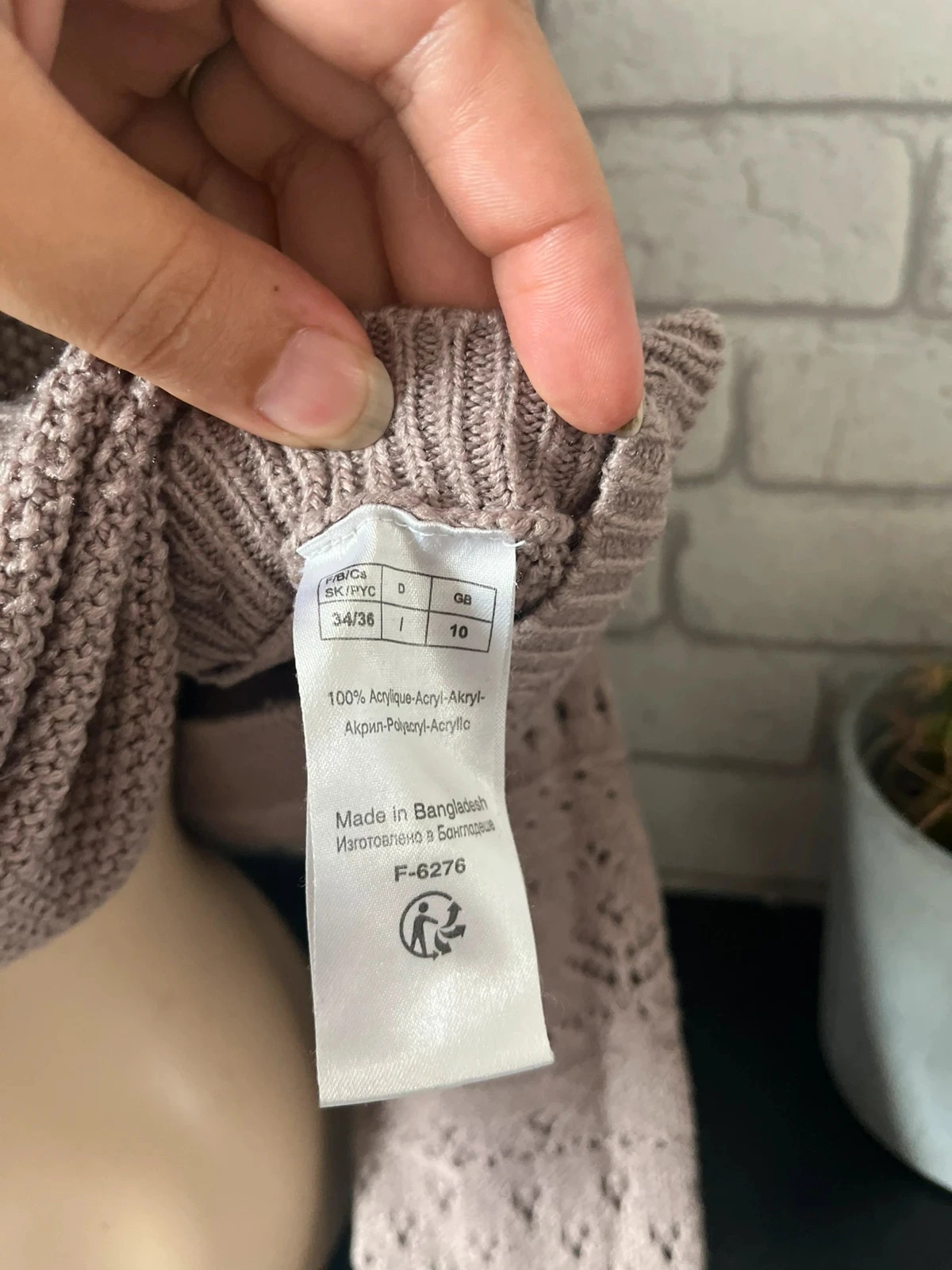Dames trui met opengewerkte details – Blanche Porte – Maat 34/36 – photo 3